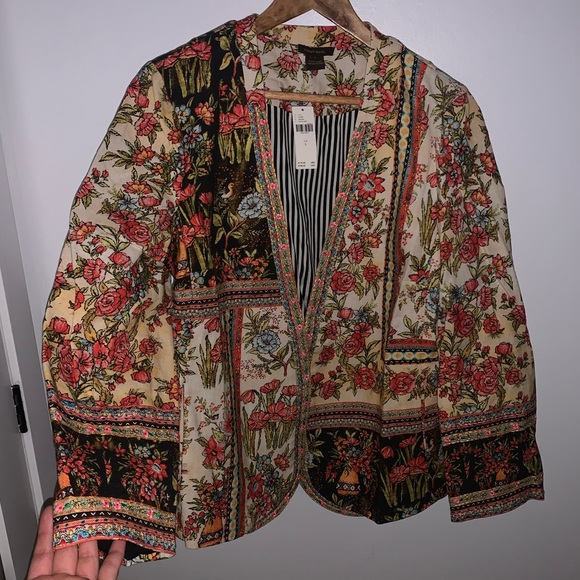 NWT vineet bahl embroidered blazer - Picture 5 of 8